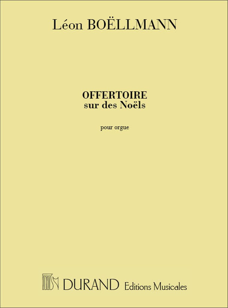 Offertoire Sur 2 Noels Orgue
